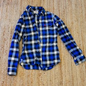 FJALLRAVEN flannel, mens slim xs, blue